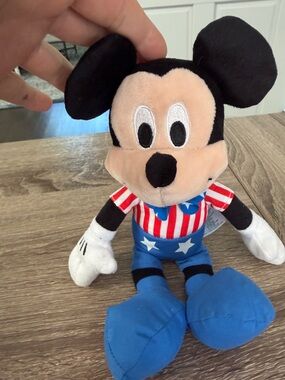 Disney Mickey Mouse Plush Toy - Red, Blue, Black